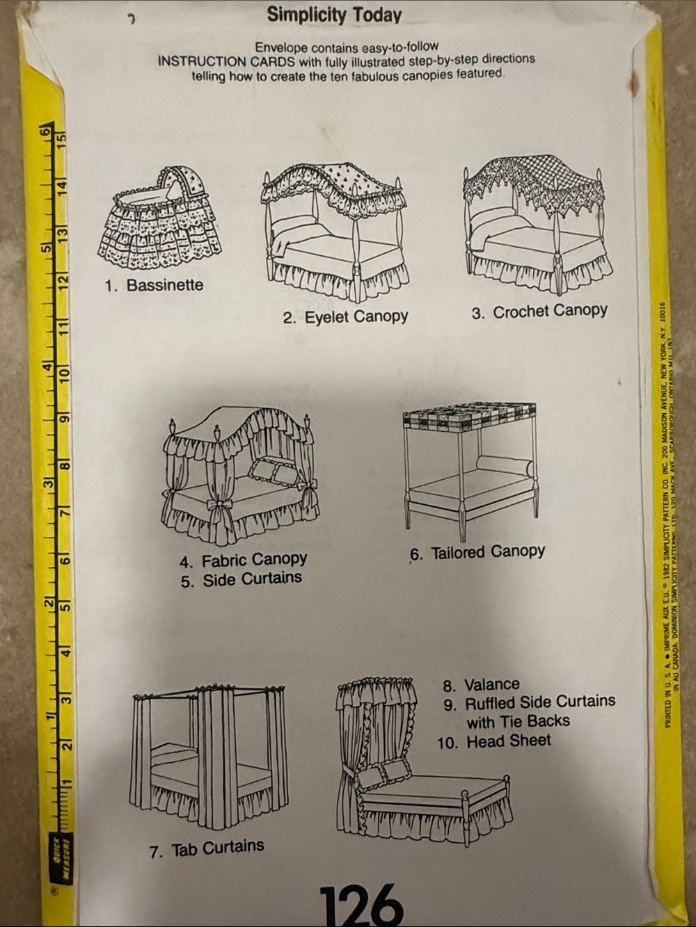 Simplicity Canopy Pattern - Picture 2 of 2